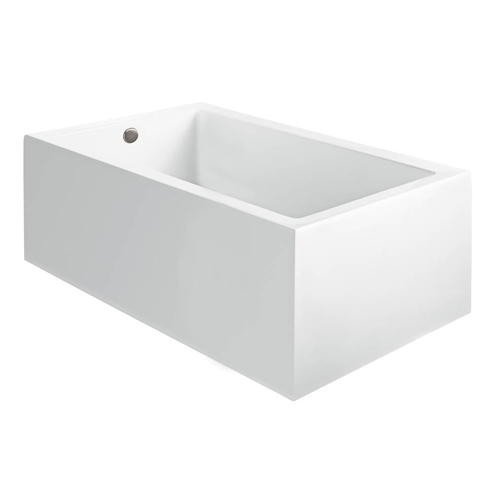 MTI Baths Andrea 12A Acrylic Cxl Sculpted 2 Side Air Bath - White (59.75X42)