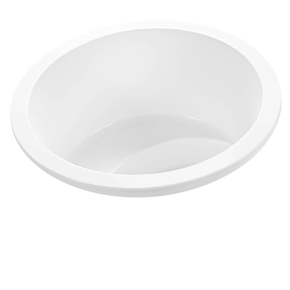 MTI Baths Jasmine 2 Acrylic Cxl Drop In Round Air Bath/Whirlpool - White (52X52)