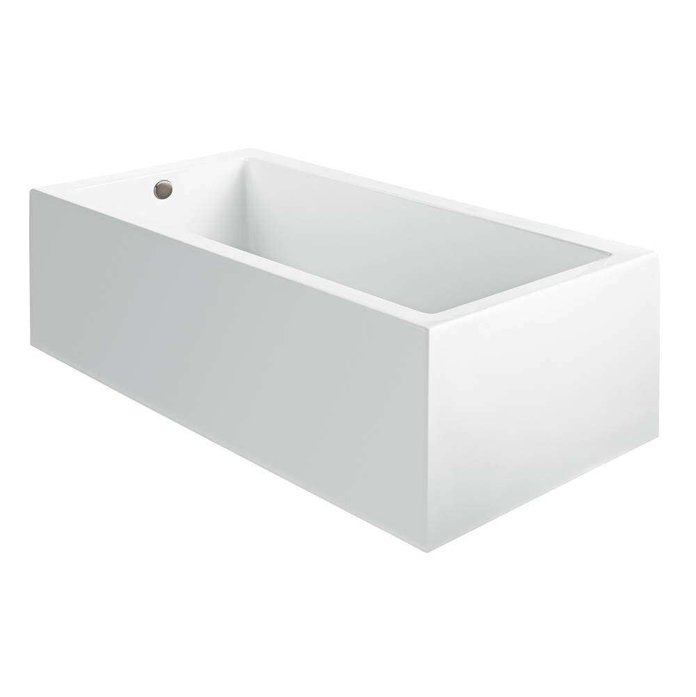 MTI Baths Andrea 26A Acrylic Cxl Sculpted 4 Side Air Bath- White (54X30)