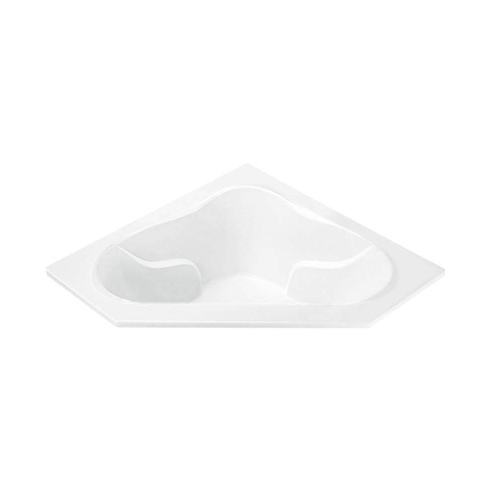 MTI Baths Cayman 2 Acrylic Cxl Drop In Corner Soaker - White (54X54)