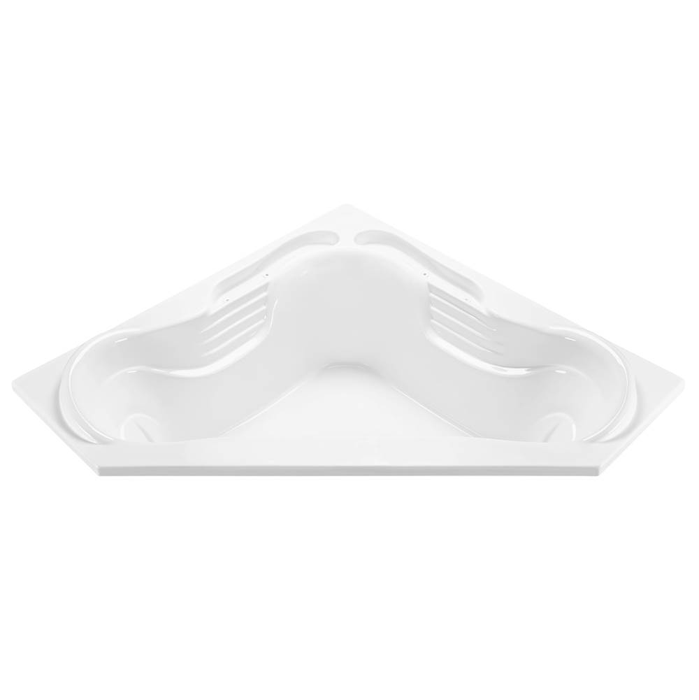 MTI Baths Cayman 7 Acrylic Cxl Drop In Corner Air Bath Elite/Microbubbles - White (72X72)