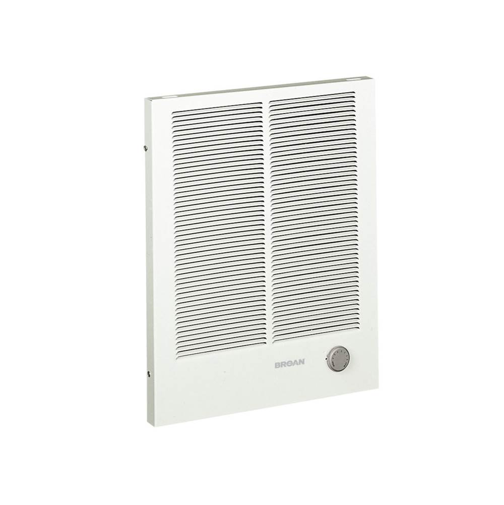 Broan Nutone Wall Heater, High Capacity, White, 1500/3000 W 240 VAC, 1125/2250 W 208 VAC