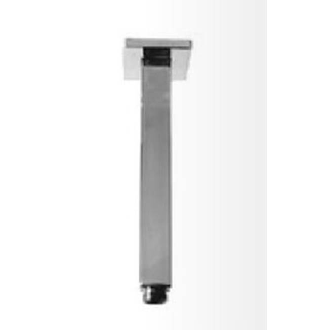 Outdoor Shower 8'' Square Ceiling Mount Shower Head Arm - Satin