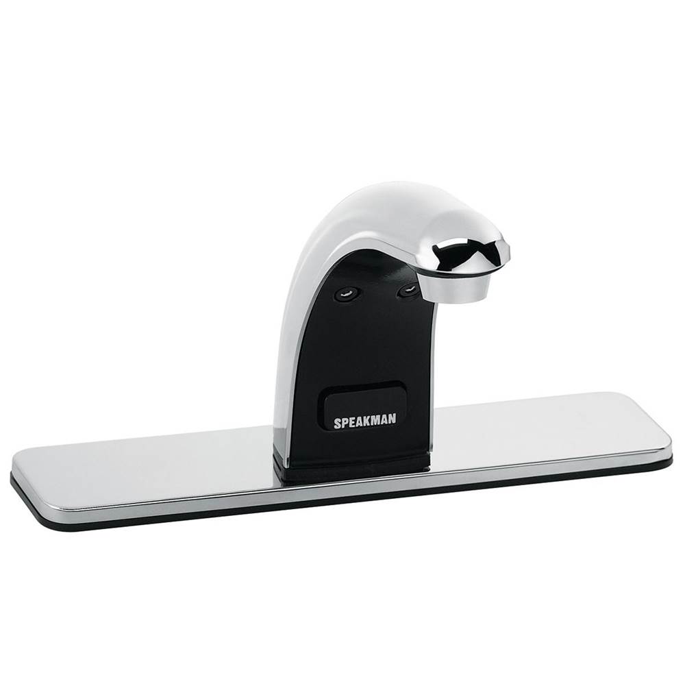 Speakman SensorFlo Classic Battery Powered Faucet with 8 In. Deck Plate
