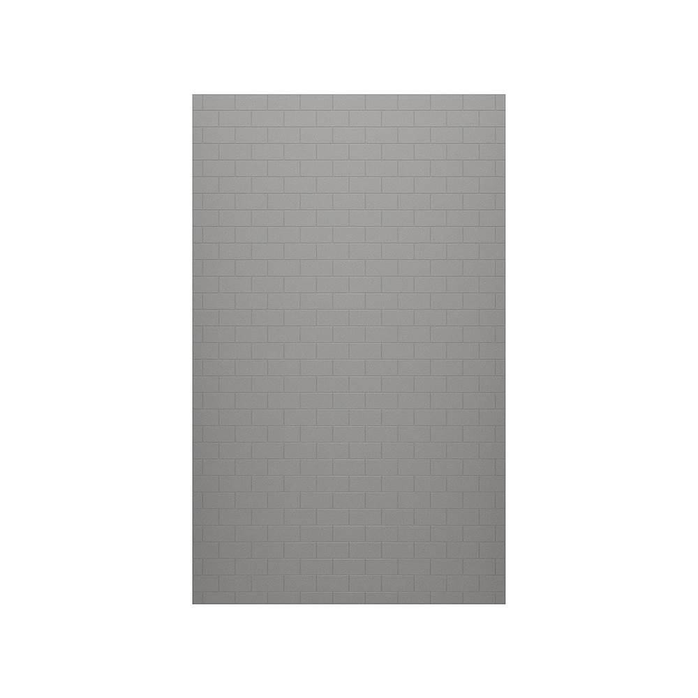 Swan SSST-3696-1 x 36 Swanstone® Classic Subway Tile Glue up Bathtub and Shower Single Wall Panel in Ash Gray