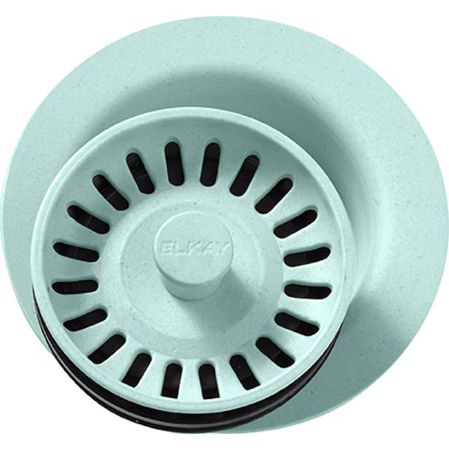 Elkay LKQS35RT Ricotta Polymer Drain Fitting with Removable Basket Strainer and Rubber Stopper