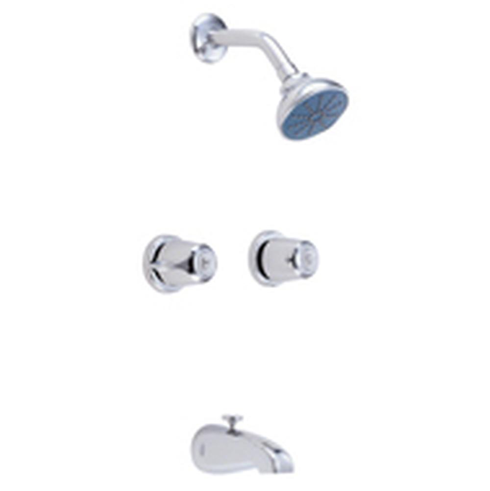 Gerber Plumbing Gerber Classics 6 Inch Centers Two Handle Tub & Shower Fitting 1.75gpm Chrome