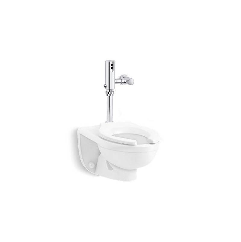 Kohler Kingston™ Ultra Toilet with Mach® Tripoint® touchless DC 1.6 gpf flushometer