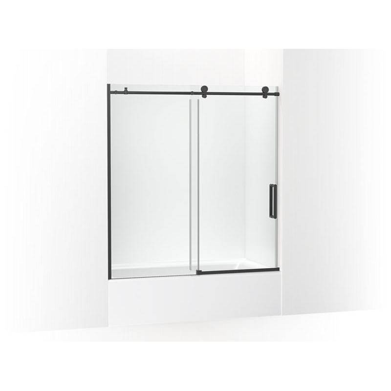 Kohler Composed® 62'' H sliding bath door with 3/8''-thick glass
