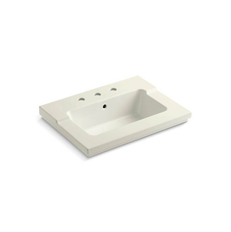 Kohler Tresham® vanity-top bathroom sink with 8'' widespread faucet holes