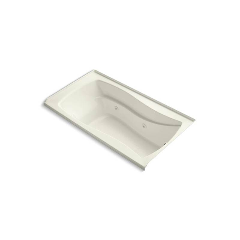 Kohler Mariposa® 66'' x 35-7/8'' alcove whirlpool with integral flange, right-hand drain and heater