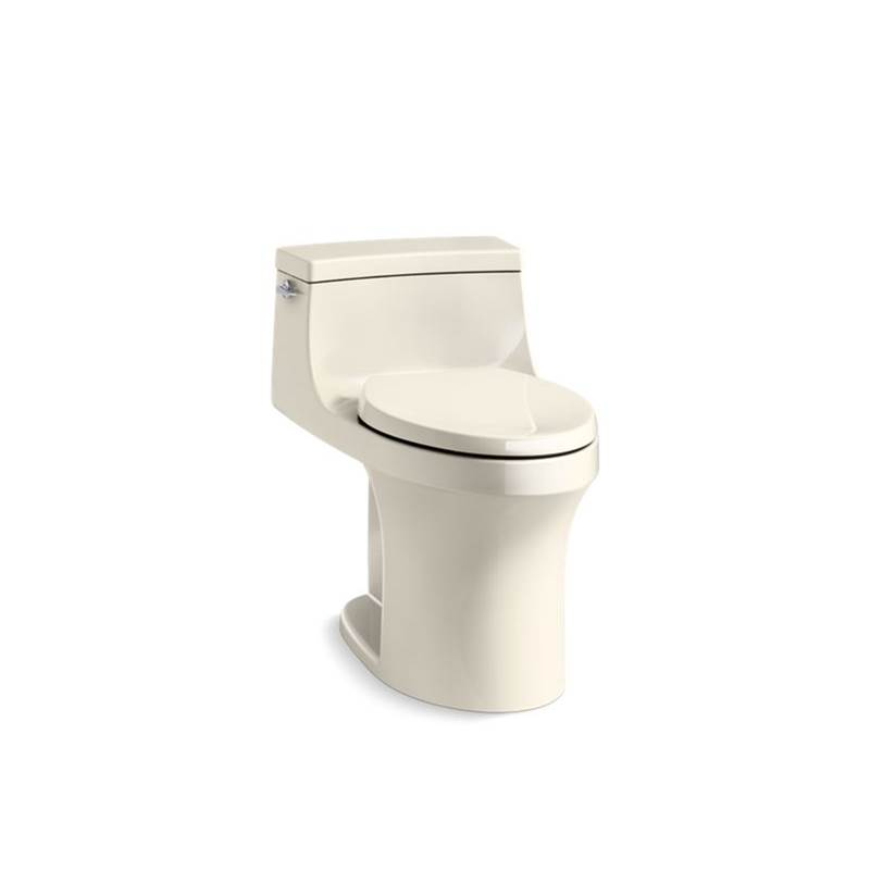 Kohler San Souci® Comfort Height® One-piece compact elongated 1.28 gpf chair height toilet with Quiet-Close™ seat