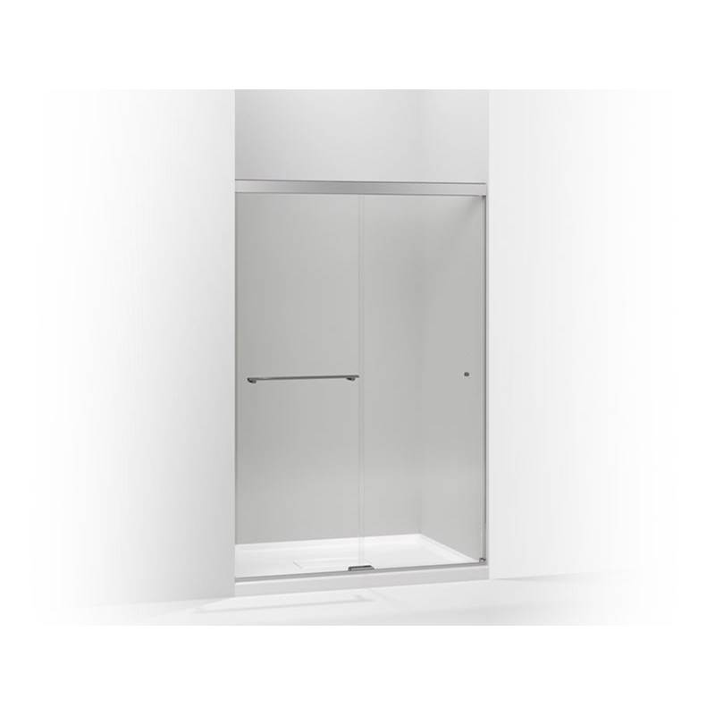 Kohler Revel® Sliding shower door, 70'' H x 44-5/8 - 47-5/8'' W, with 1/4'' thick Crystal Clear glass
