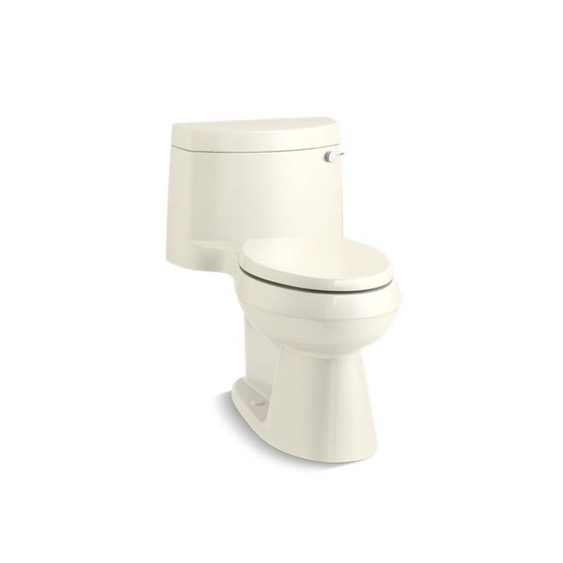 Kohler Cimarron® Comfort Height® One-piece elongated 1.28 gpf chair height toilet with right-hand trip lever, and Quiet-Close™ seat