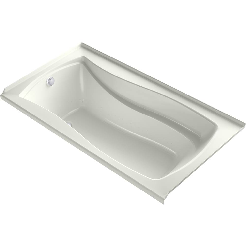 Kohler Mariposa® 66'' x 36'' integral flange Heated BubbleMassage™ air bath with left-hand drain