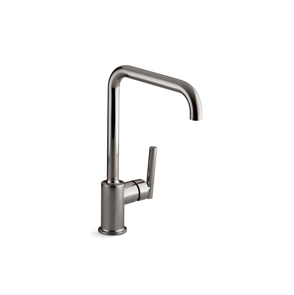 Kohler K-14408-3-2MB Purist Bathroom Sink Faucet, Widespread High Cross Han