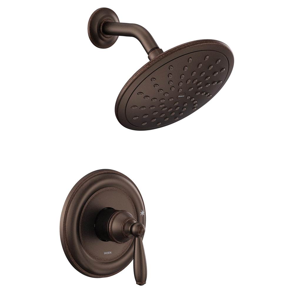 Moen Brantford M-CORE 2-Series Eco Performance 1-Handle Shower Trim Kit in Oil Rubbed Bronze (Valve Sold Separately)