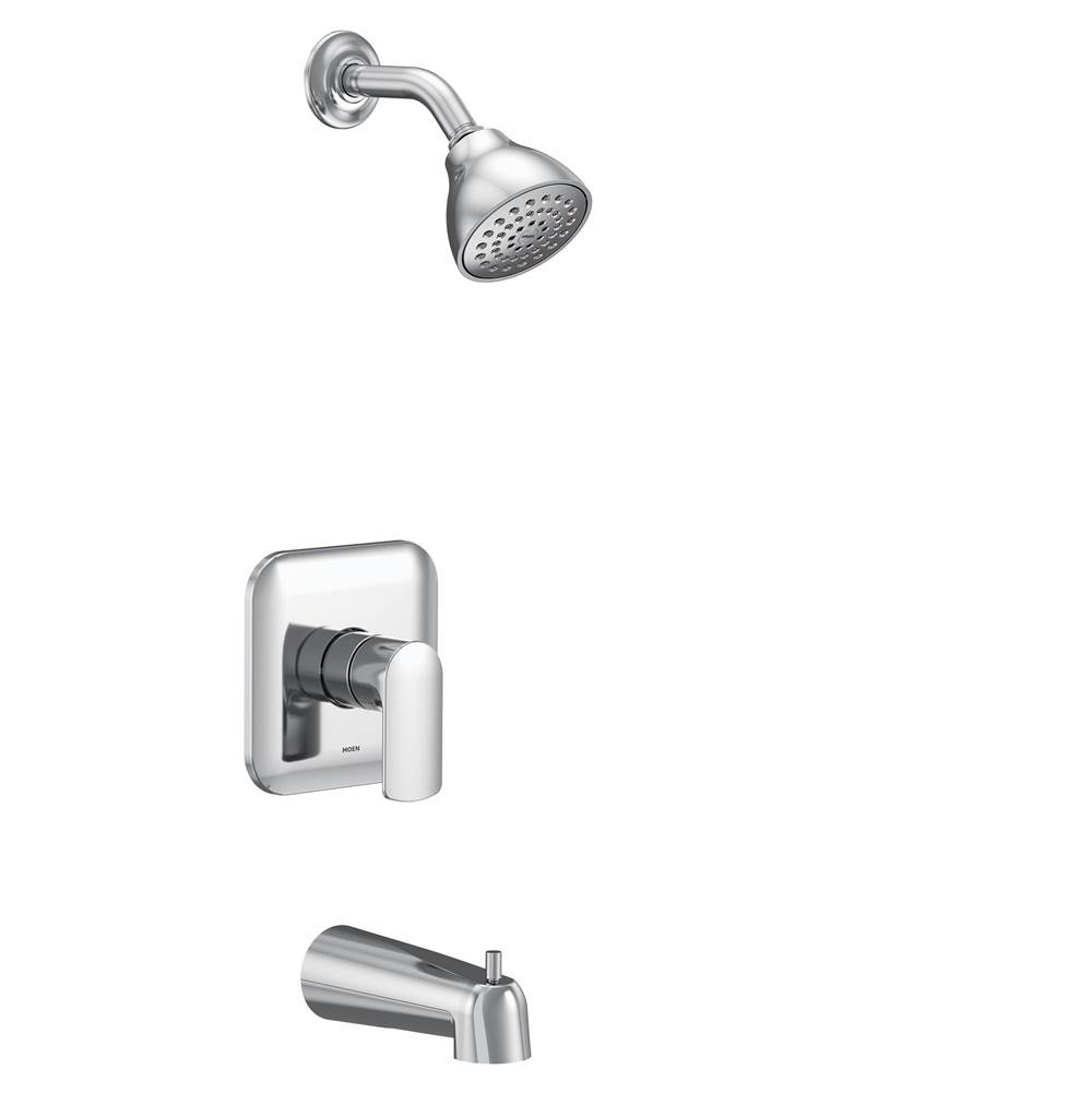 Moen Rizon M-CORE 2-Series Eco Performance 1-Handle Tub and Shower Trim Kit in Chrome (Valve Sold Separately)