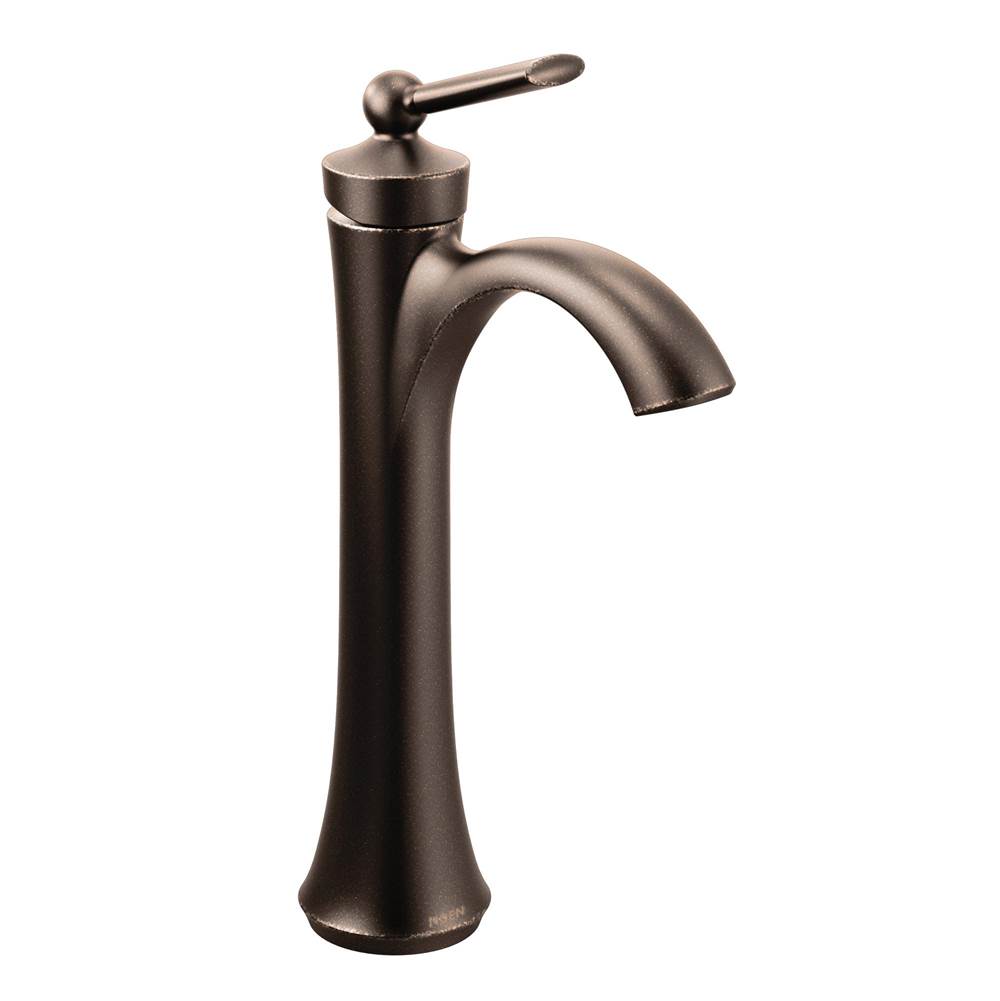 Moen Wynford One-Handle High Arc Vessel Bathroom Faucet, Oil Rubbed Bronze
