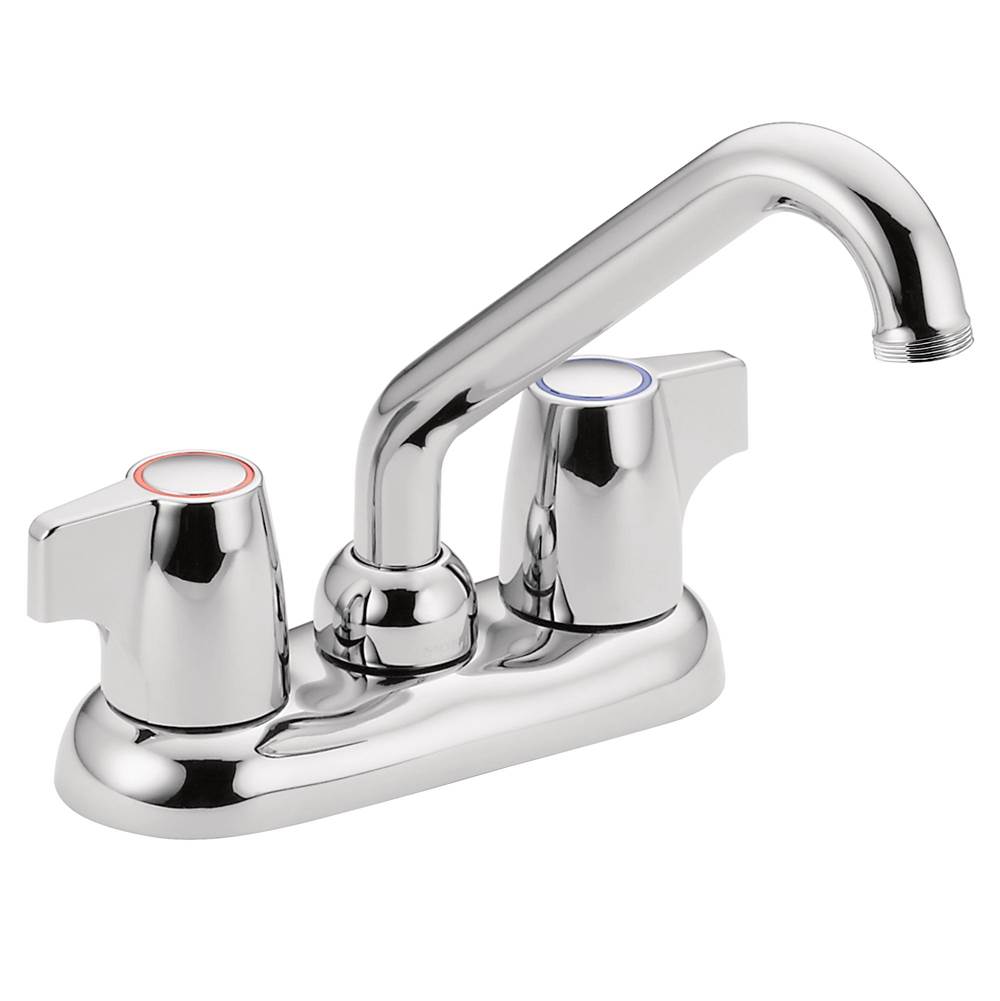 Moen Chateau 4 in. Centerset 2-Handle Utility Faucet in Chrome