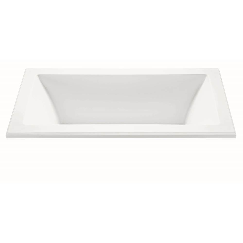 MTI Baths Madelyn 2 Dolomatte Drop In Air Bath Elite/Microbubbles - White (65.625X36)