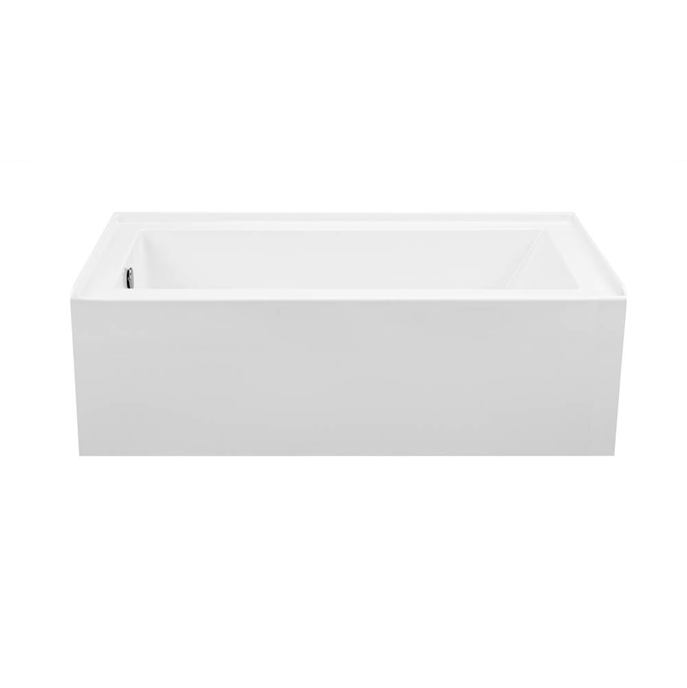 MTI Baths Cameron 3 Acrylic Cxl Integral Skirted Lh Drain Air Bath/Ultra Whirlpool - Biscuit (66X32)