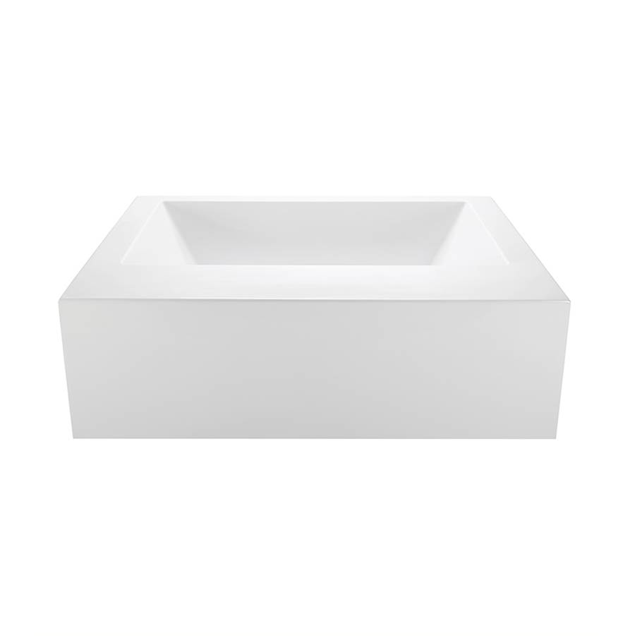MTI Baths Metro 1 Acrylic Cxl Sculpted 2 Side Air Bath Elite - White (71.75X41.875)