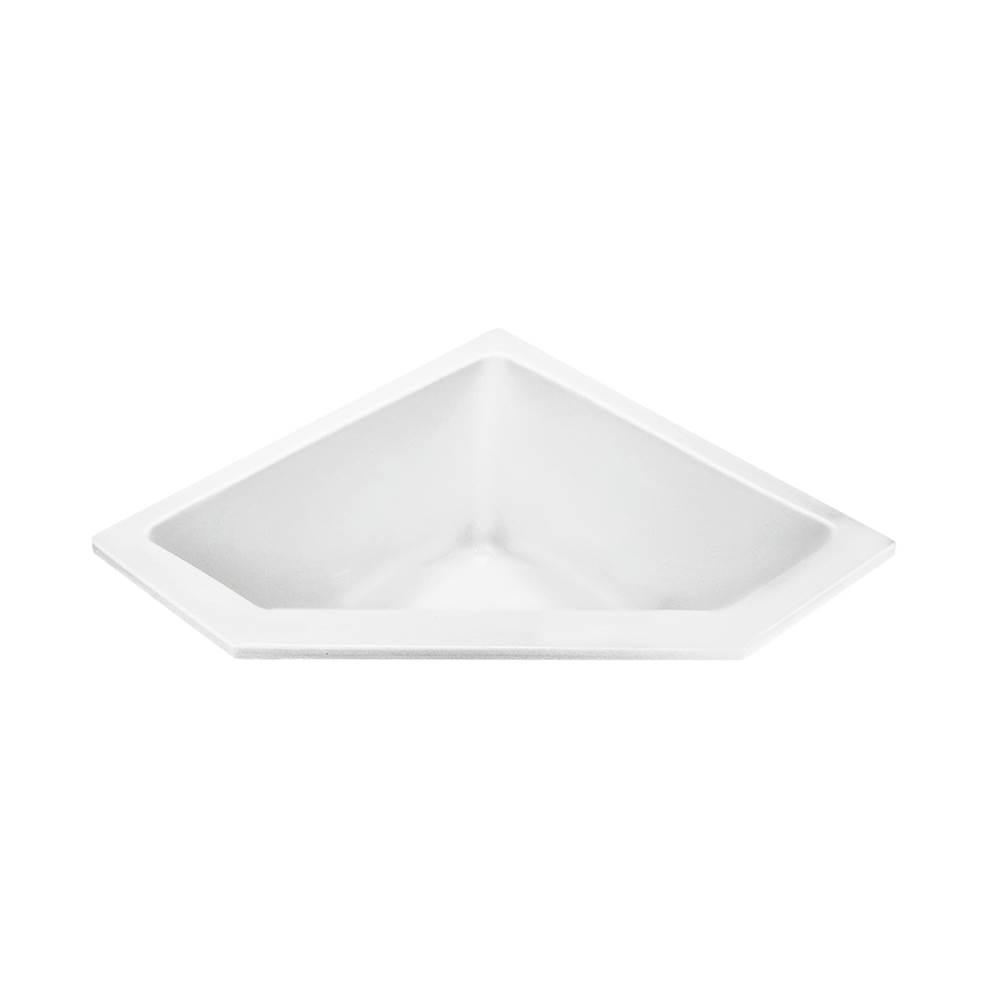 MTI Baths Deborah 2 Acrylic Cxl Drop In Corner Air Bath - White (42.25X42.25)