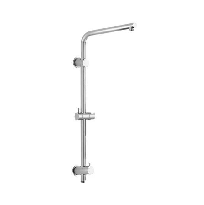 Mountain Plumbing Rain Rail Plus – Wall Mounted Shower Rail with Bottom Outlet Integral Waterway and Diverter (Standard)