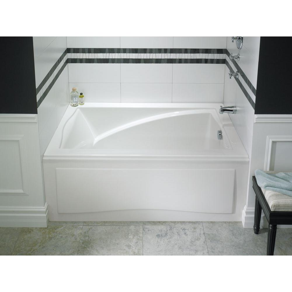Neptune DELIGHT bathtub 32x60 with Tiling Flange, Left drain, Mass-Air, Black
