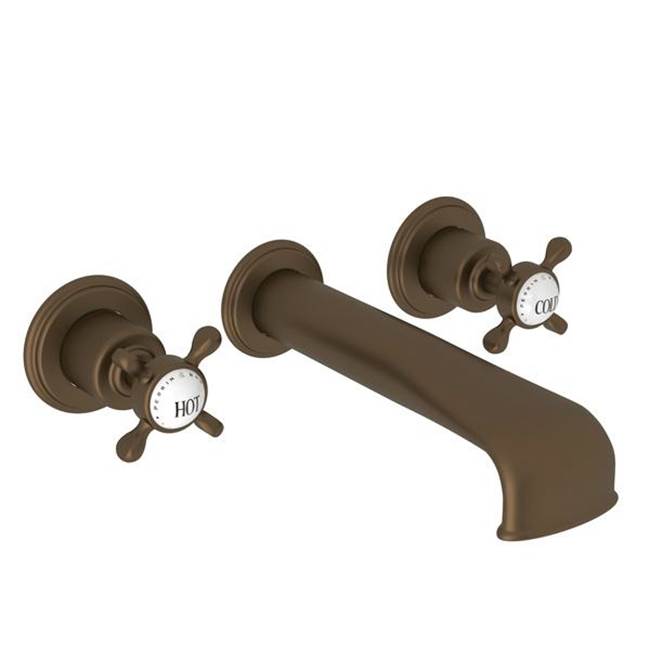 Rohl Edwardian™ Wall Mount Tub Filler Trim With U-Spout