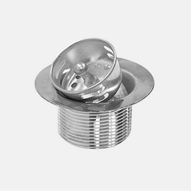 Sigma Midget duo strainer basket, 1-1/2'' NPT, fits 2'' sink openings. Complete with nuts and washers POLISHED BRASS PVD .40