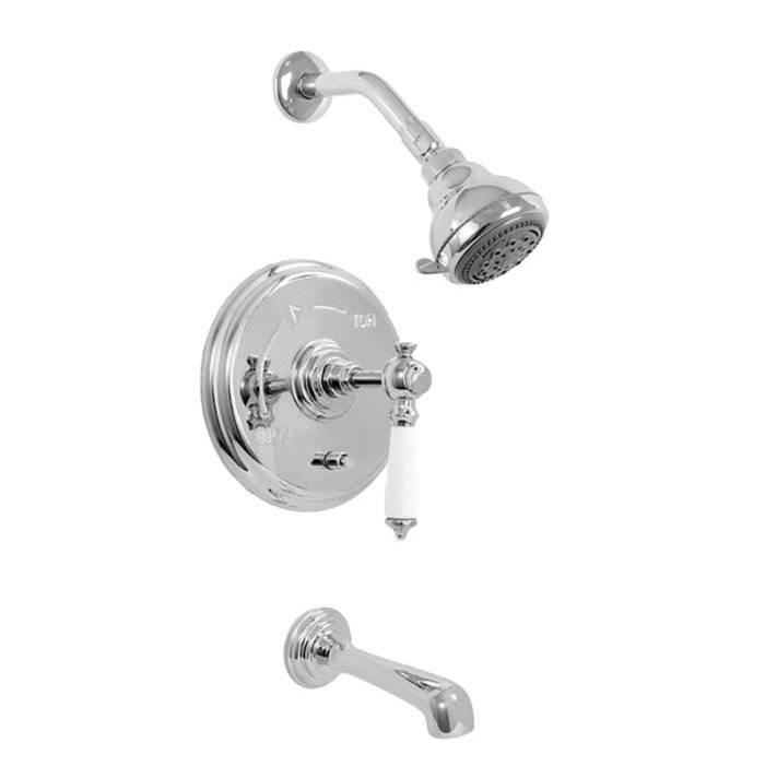 Sigma Pressure Balanced Tub & Shower Set Trim (Includes Haf And Wall Tub Spout) Waldorf Antique Bronze .57