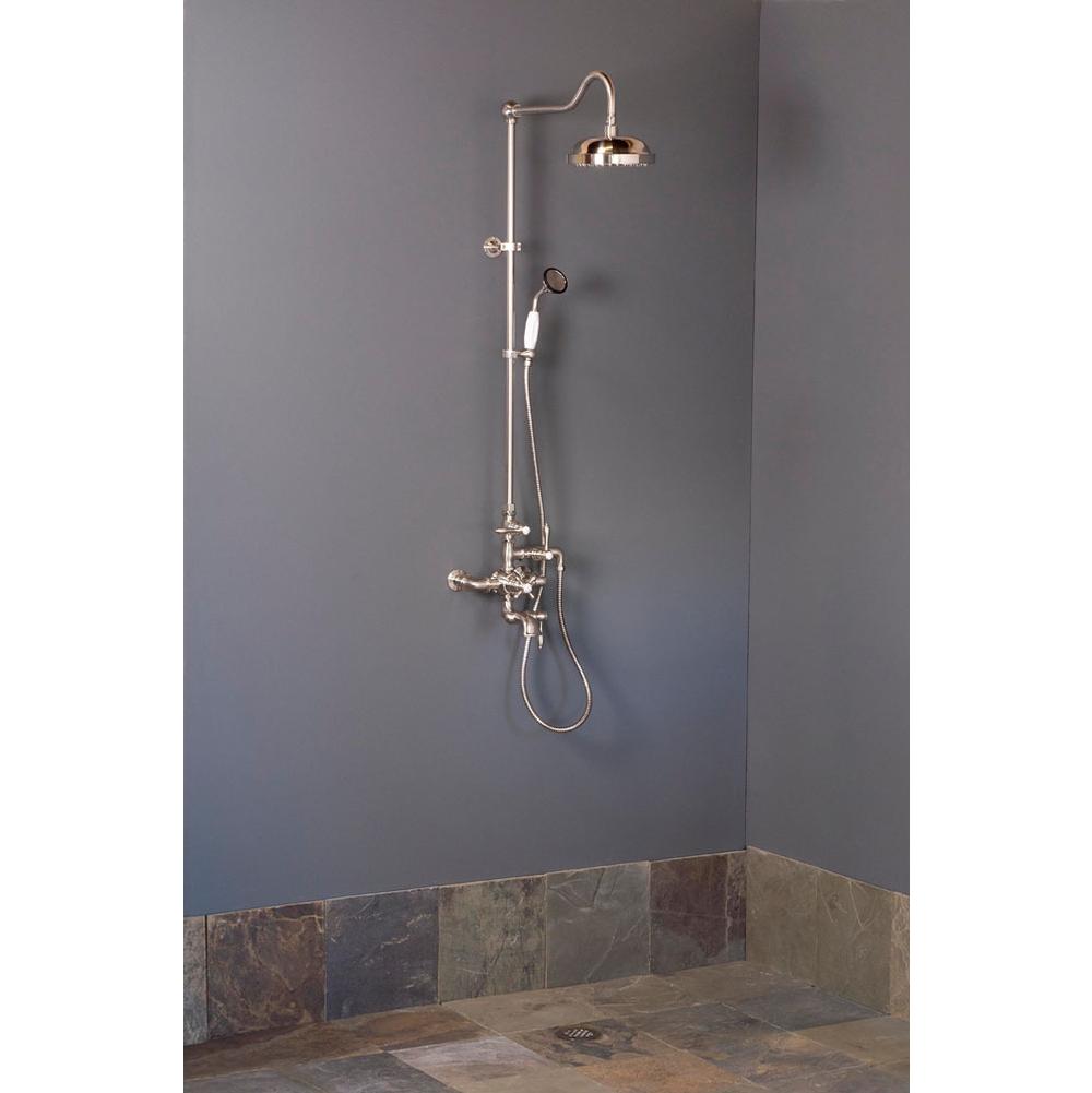 Strom Living Chrome Exposed Thermo Tub & Shower Set, 7'' Ctrs. Includes Faucet, Tub Filler, Ha