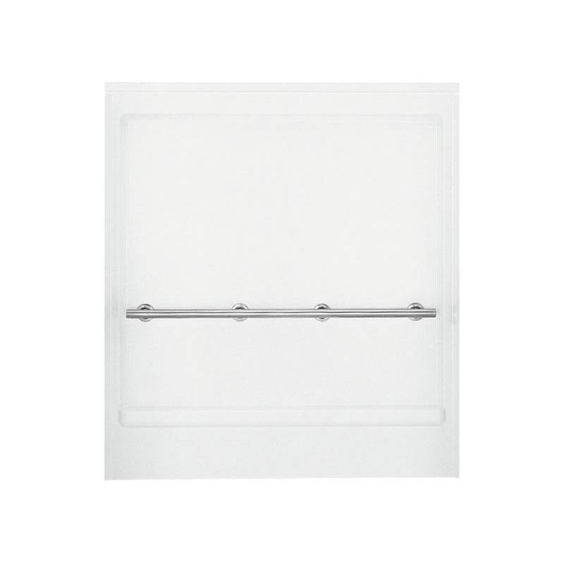 Sterling Plumbing OC-S-63 63-1/4'' x 65-1/4'' shower back wall with grab bar