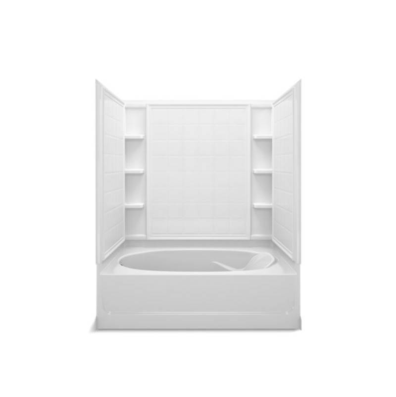 Sterling Plumbing Ensemble™ 60-1/4'' x 42'' bath/shower with left-hand above-floor drain