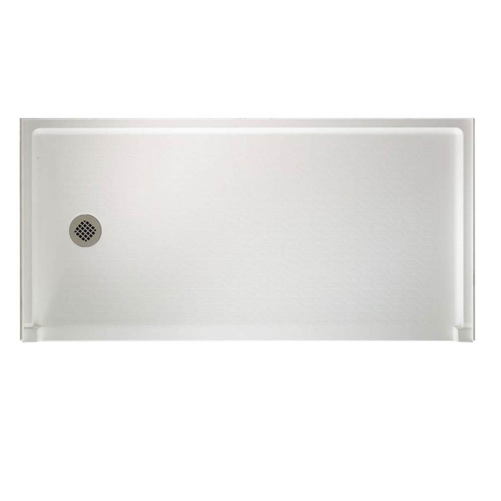 Swan FBF-3060 30 x 60 Veritek Alcove Shower Pan with Right Hand Drain in White