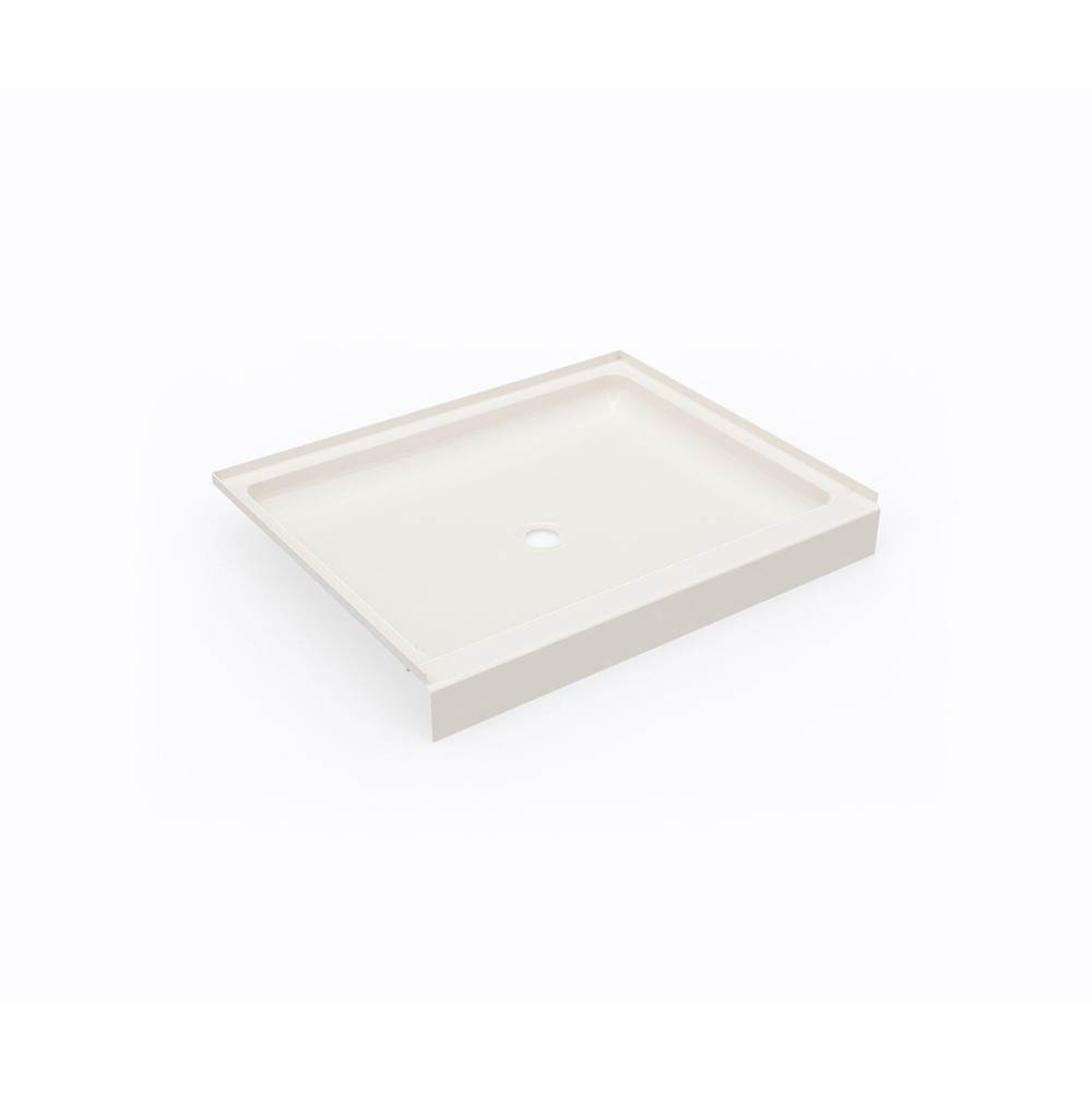 Swan SS-3442 34 x 42 Swanstone® Alcove Shower Pan with Center Drain in Bisque