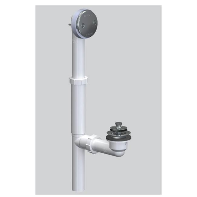 Watco Manufacturing Foot Actuated Bath Waste - Tubular Plastic Pvc Chrome Plated Condensate Drain Plastic